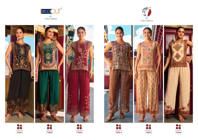 Anju fabrics glory coord set indore wholesale kurti market